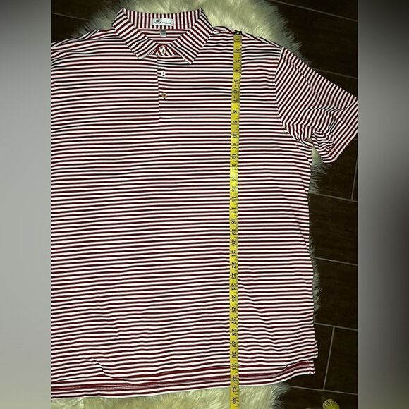 Peter Millar Red and White short sleeved polo sz XXL - Picture 7 of 7